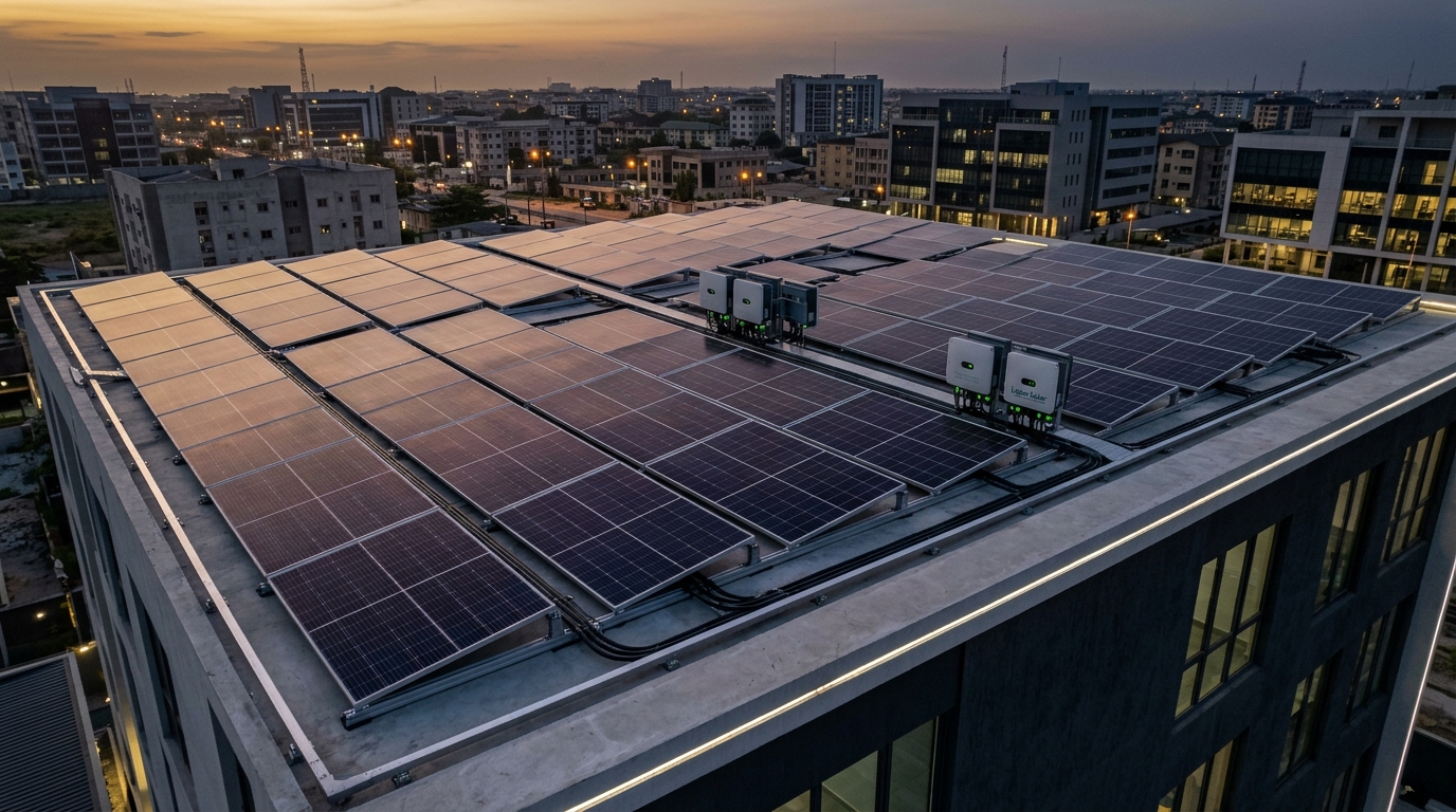 Solar Panel and Inverter Power System